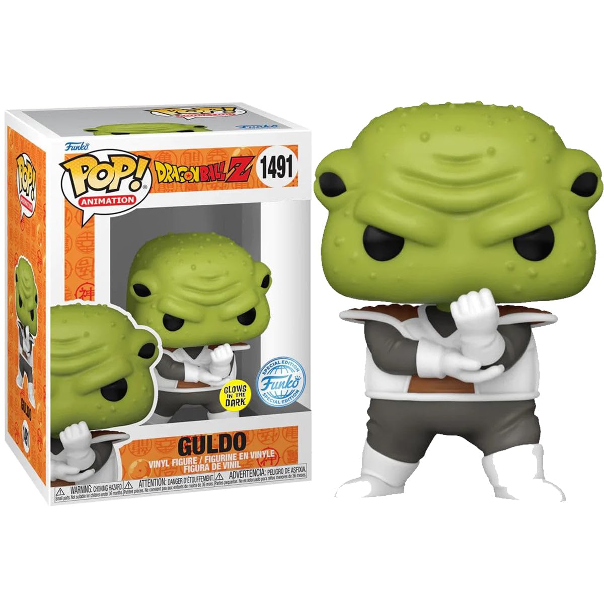 Funko Pop! Dragon Ball Z Guldo Glow-in-The-Dark Vinyl Figure #1491
