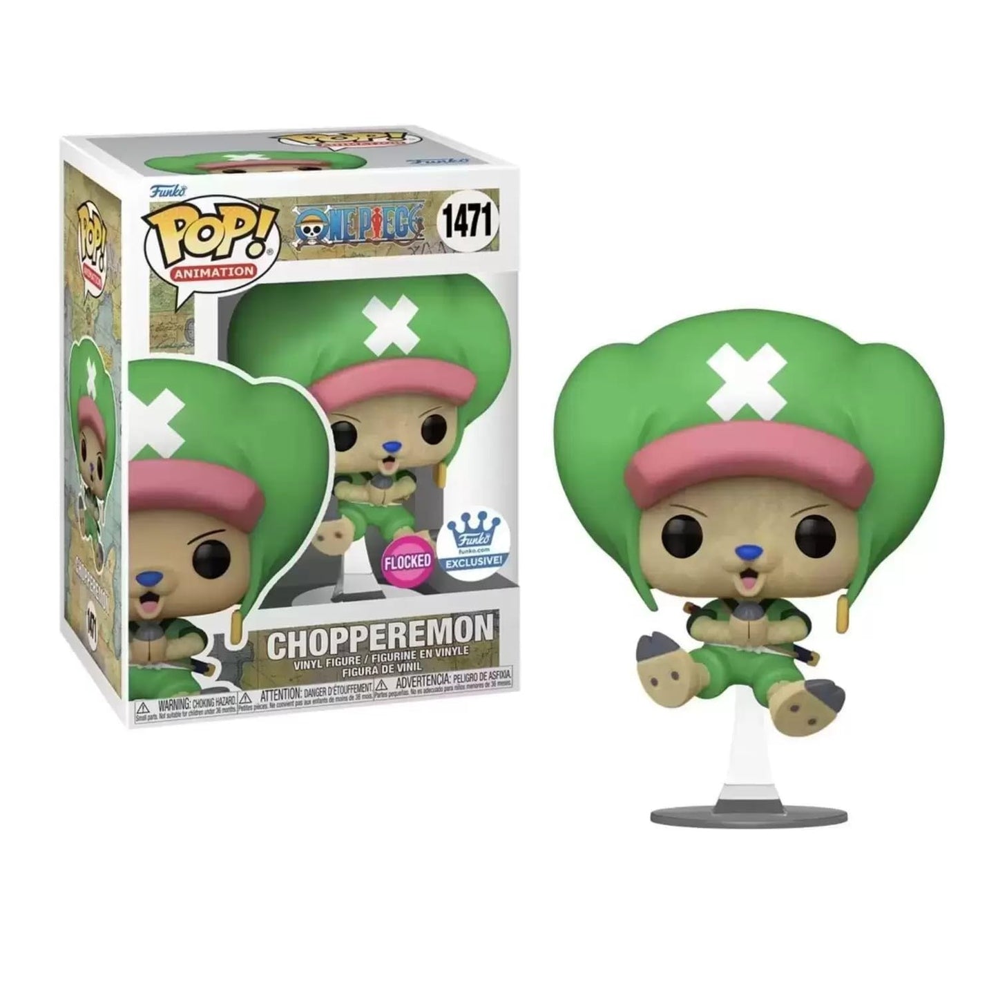 Funko Pop! Animation: One Piece - Chopperemon (Wano) (FL)(Exc) Figura in vinile da collezione - Idea regalo - Merchandise ufficiale - Giocattoli per bambini e adulti - Figura modello per collezionisti
