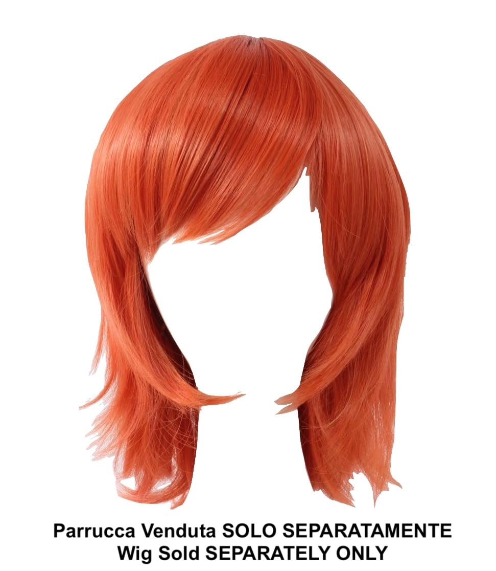 VersusModa Vestito Carnevale Nami Cosplay Bambina Anime Caricatura Costume Parrucca ONEP03 (Solo Parrucca)