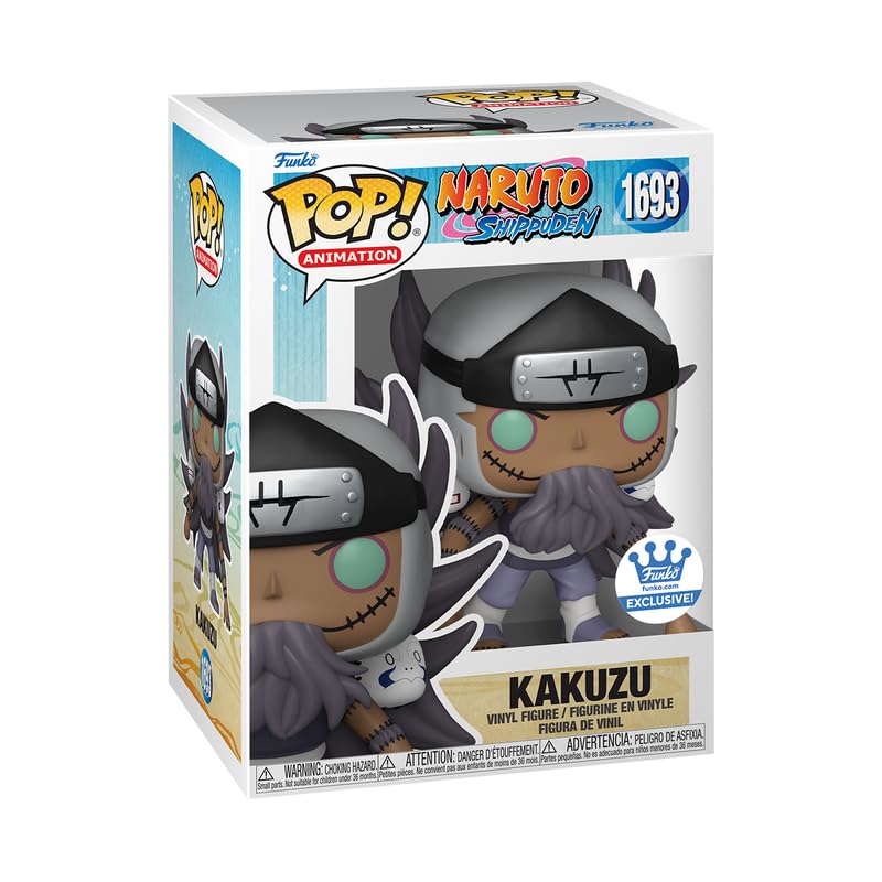 Funko Pop! Naruto: Shippuden - Kakuzu (Earth Grudge) Figura in vinile, circa 4 pollici, nero/verde