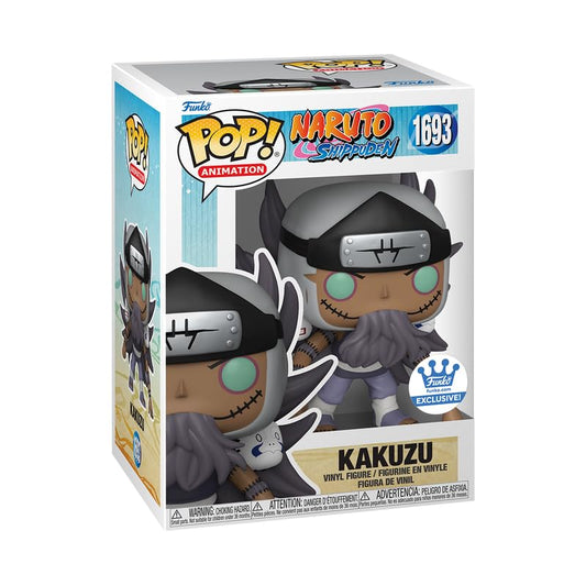 Funko Pop! Naruto: Shippuden - Kakuzu (Earth Grudge) Figura in vinile, circa 4 pollici, nero/verde