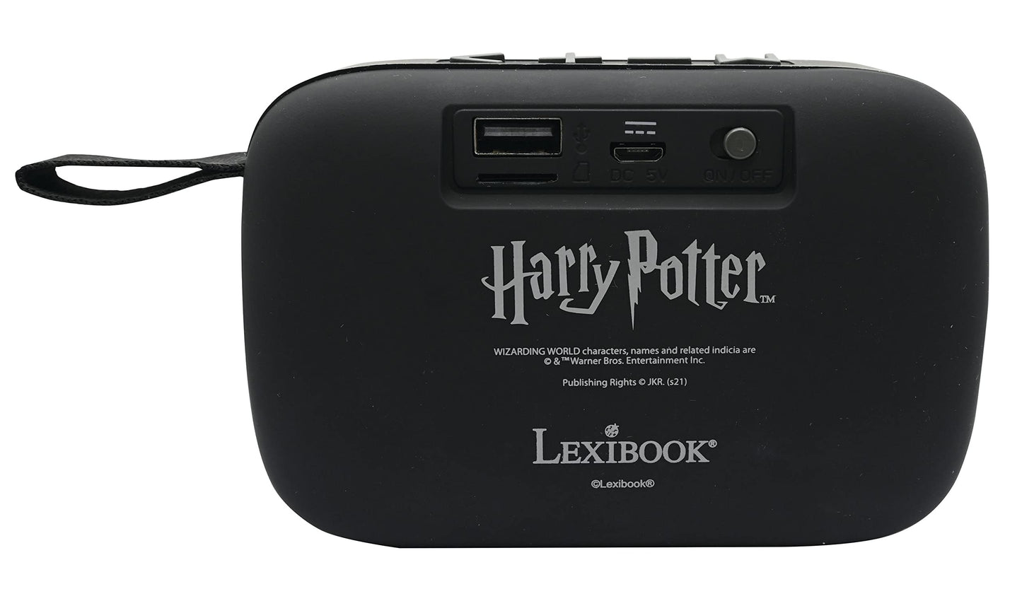 Lexibook, Harry Potter, Altoparlante Bluetooth portatile, Senza fili, USB, Scheda SD, Batteria ricaricabile, BT018HP