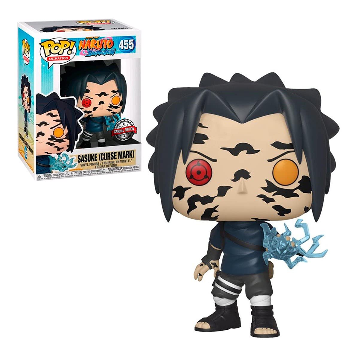 Funko Pop! Animation: Naruto - Sasuke Uchiha With Scars - Naruto Shippuden - Figura in Vinile da Collezione - Idea Regalo - Merchandising Ufficiale - Giocattoli per Bambini e Adulti - Anime Fans