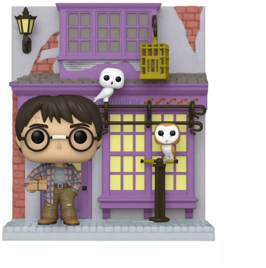 Harry Potter e Madam Malkins Casa di gufi Funko Pop figura Diorama
