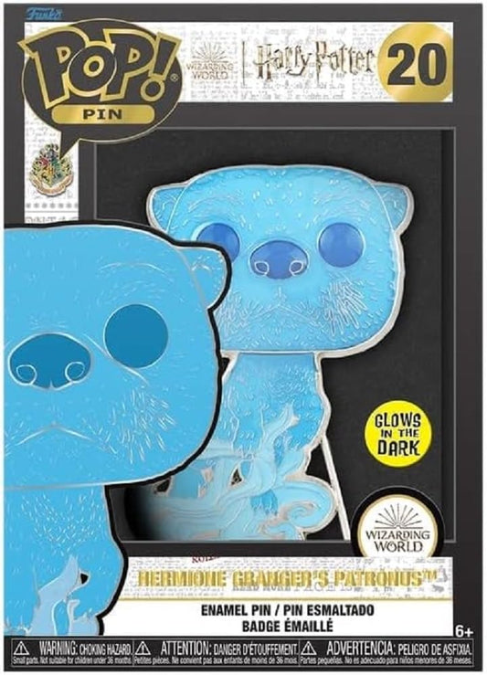 Funko Pop! Large Enamel Pin Harry Potter: Patronus Hermoine Granger Spille Smaltate - Spilla da Collezione Carina - per gli Zaini & Borse - Idea Regalo - Merchandising Ufficiale
