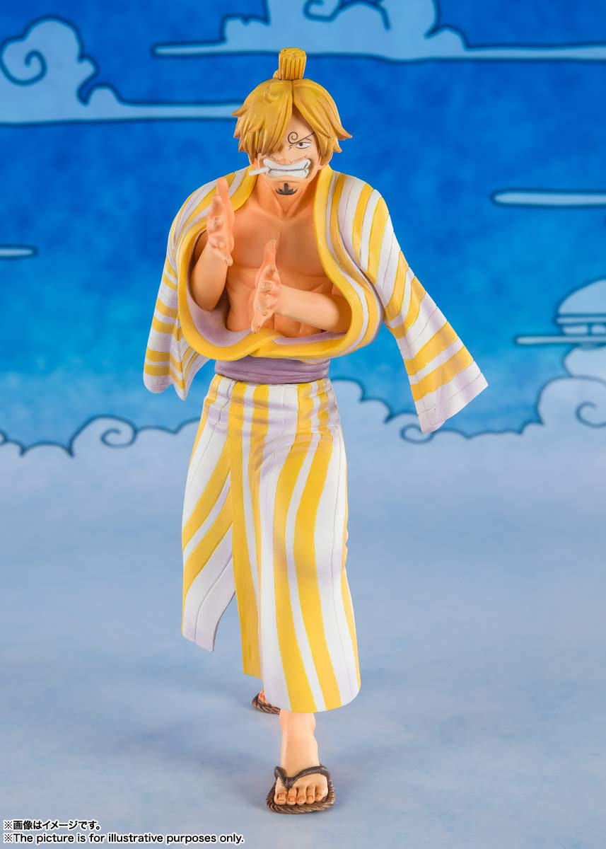Bandai Tamashii Nations One Piece Figuarts, ZERO PVC Statua Sanji (Sangoro), Multicolore, 14 cm