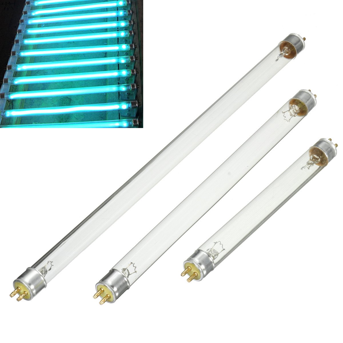 MJJEsports 4W/6W/8W UV-C Disinfettare Disinfezione Lampada Tubo Sterilizzatore Lampadina T5-8W