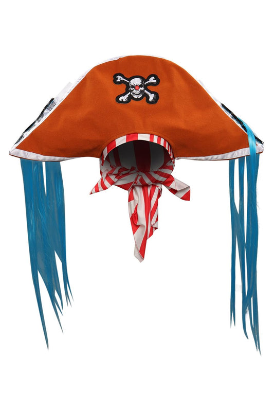 Alleyon Buggy - Cappello da pirata per Halloween, Taglia unica