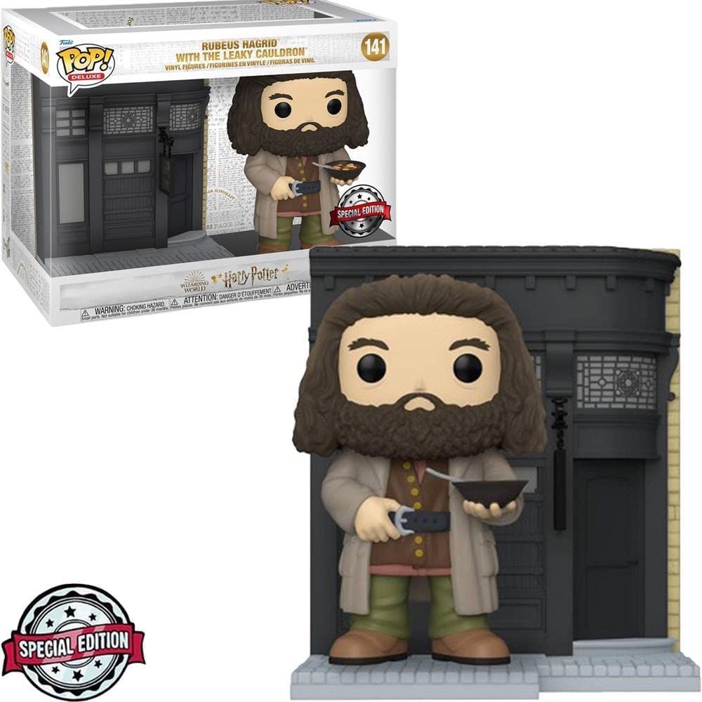 POP! Harry Potter Deluxe - Nastri Hagrid with The Leaky Cauldron