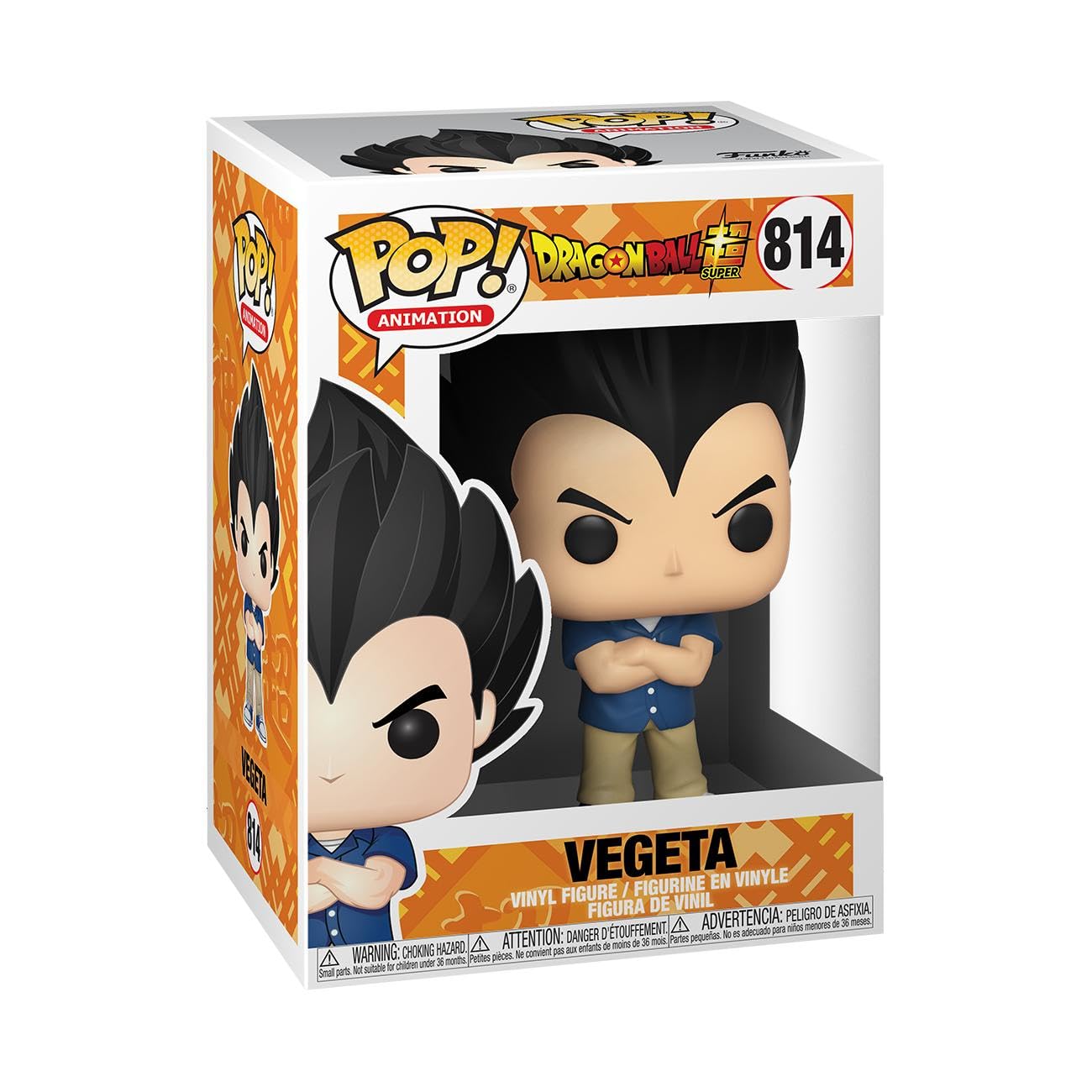 Funko Pop! Animation: Dragon Ball Super - Vegeta - Figura in Vinile da Collezione - Idea Regalo - Merchandising Ufficiale - Giocattoli per Bambini e Adulti - Anime Fans - Figura per i Collezionisti