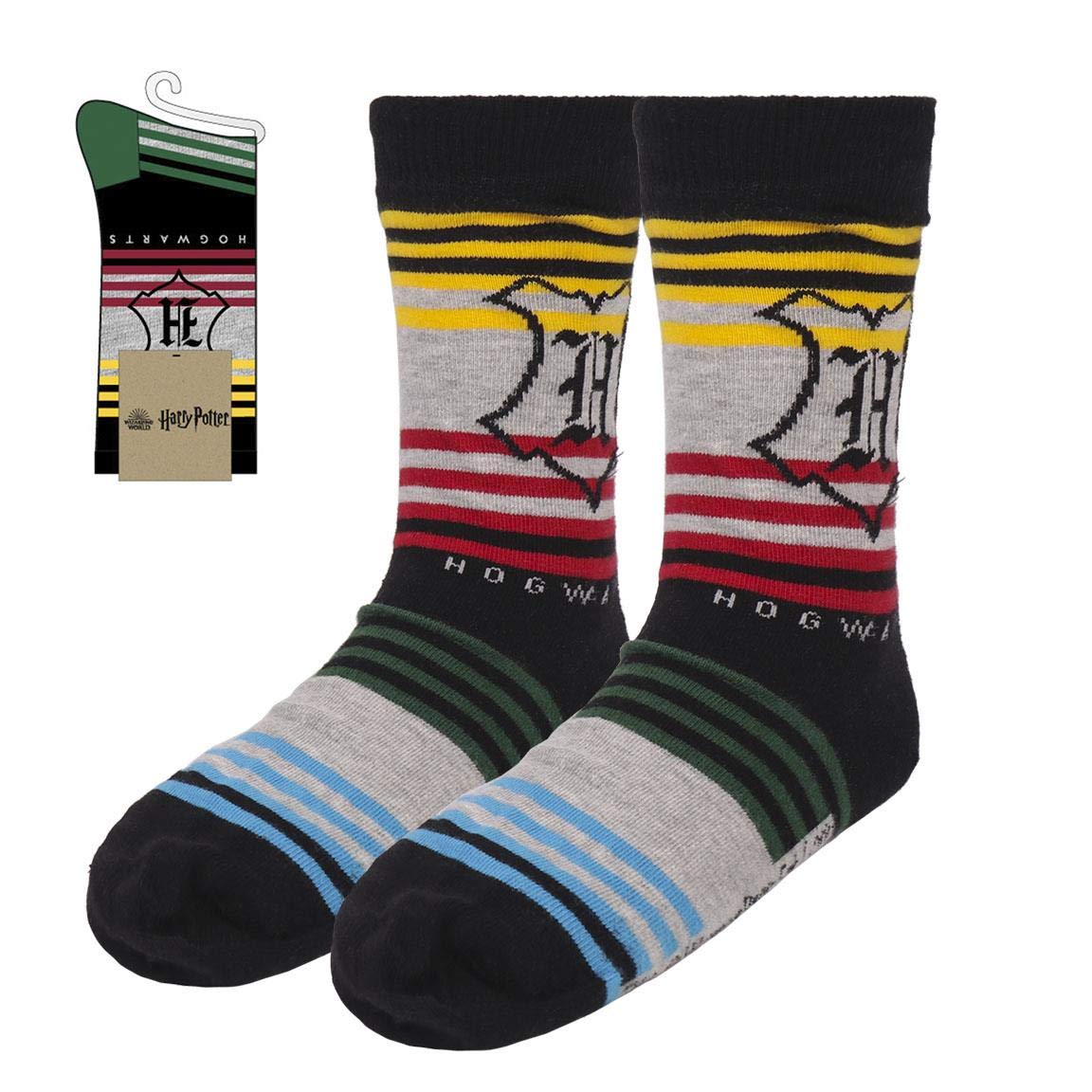 CERDÁ LIFE'S LITTLE MOMENTS - Donna, Hogwarts Harry Potter Calzini Da Licenza Ufficiale Warner Bros Multicolore, 42