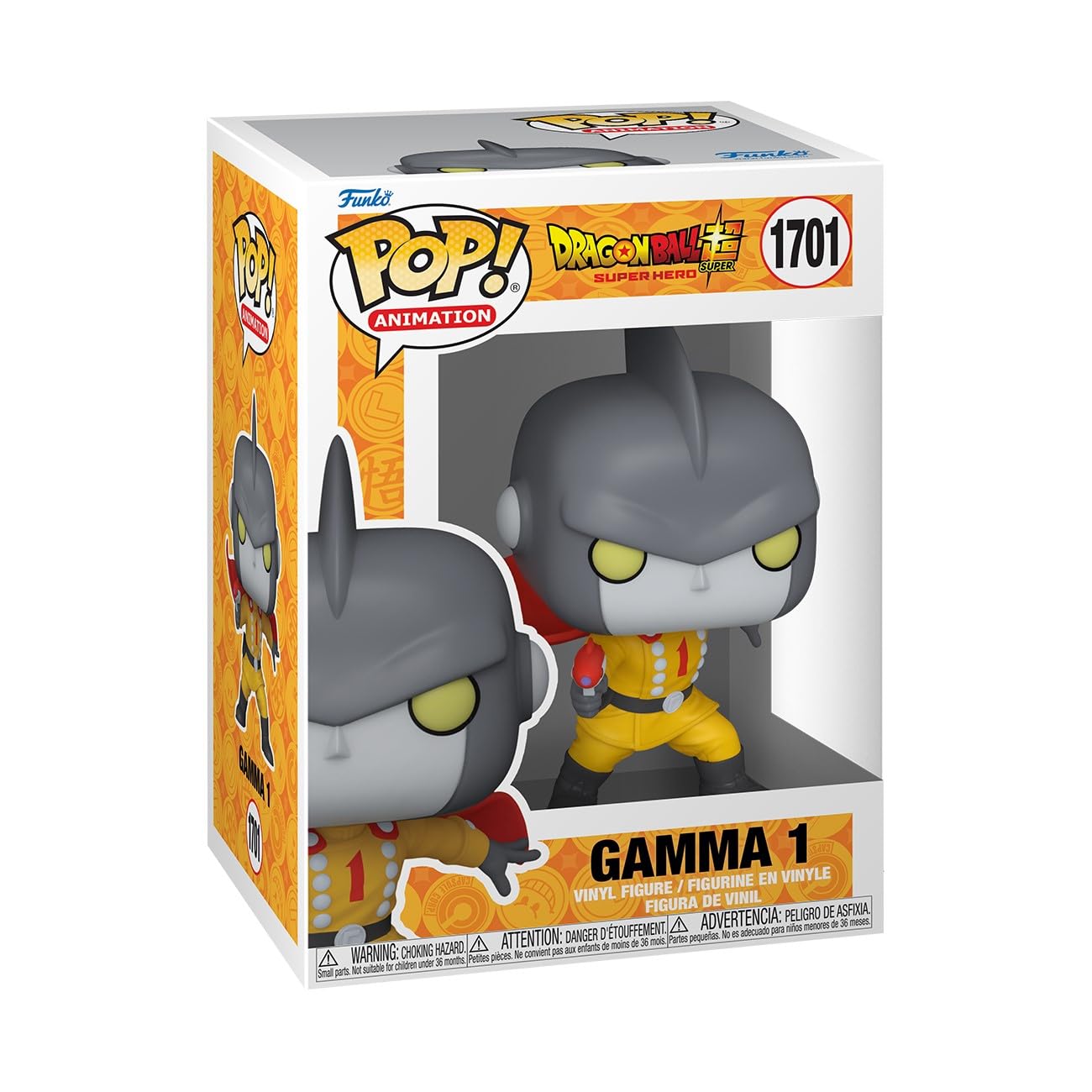 Funko Pop! Animation: DBSSH - Gamma 2 1 - Dragon Ball Super Super Hero - Figura in Vinile da Collezione - Idea Regalo - Merchandising Ufficiale - Giocattoli per Bambini e Adulti - Anime Fans