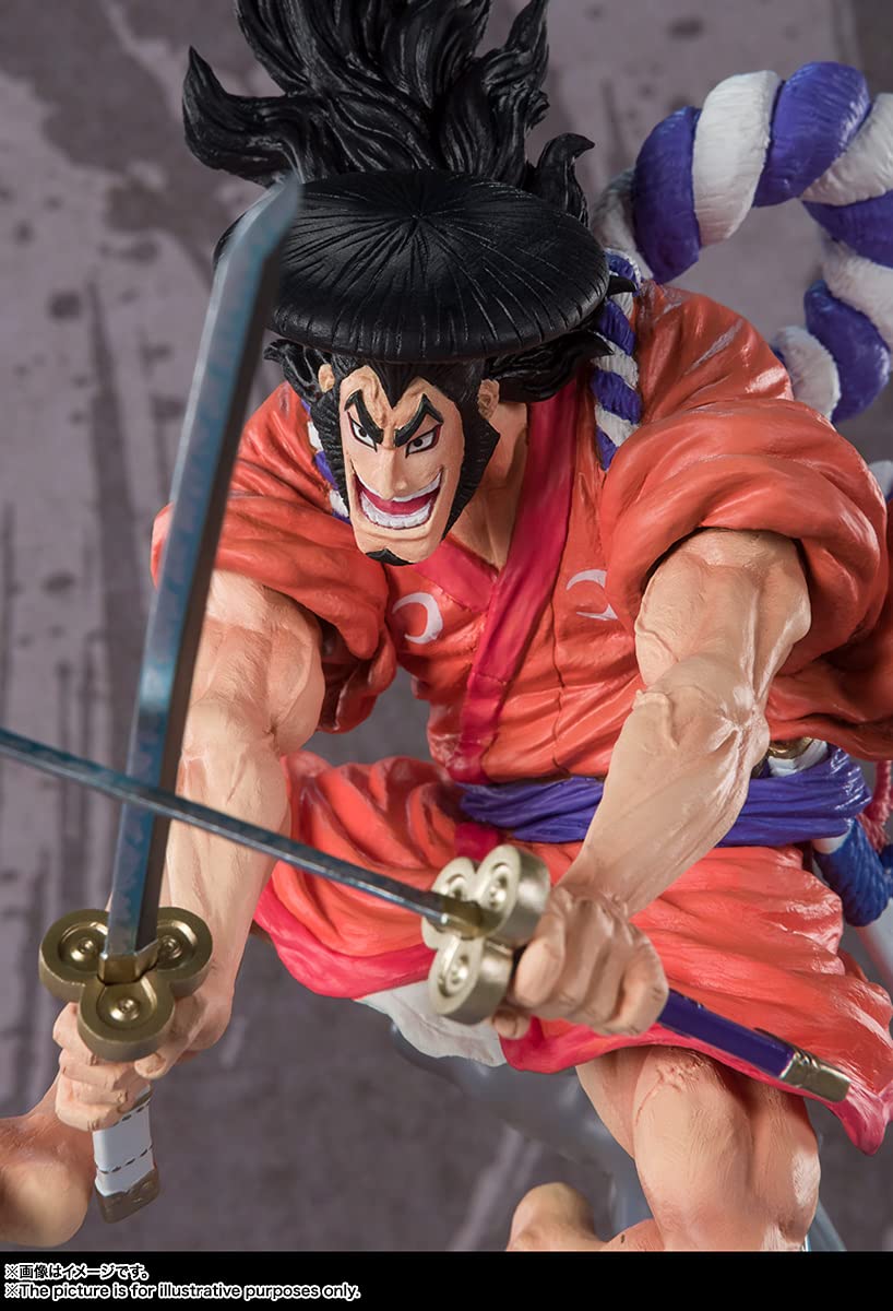 Bandai 76123 - one piece - figuarts zero - kozuki oden 30cm, Multicolore