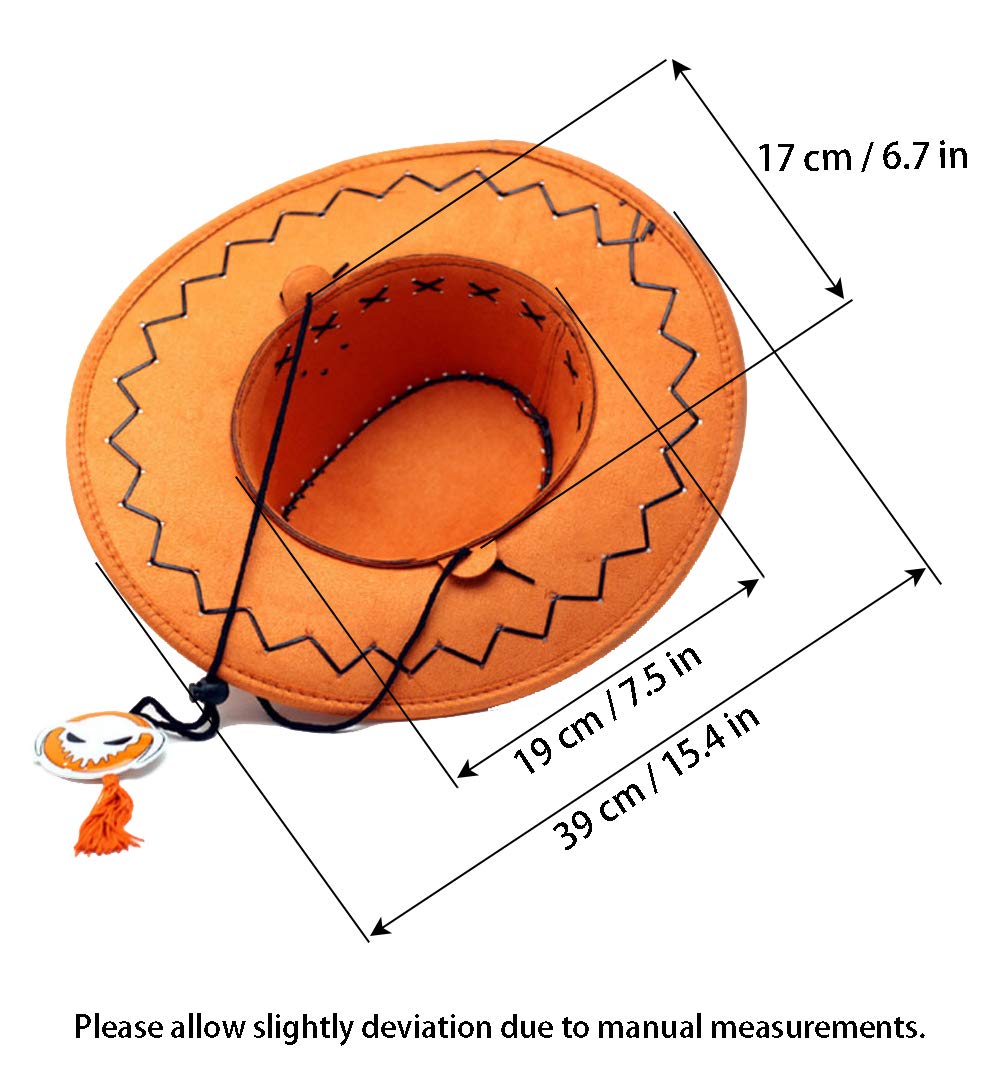 WANHONGYUE One Piece Portgas·D·Ace Anime Cosplay Cappelli da Cowboy Australiano Occidentale Bush Cappello