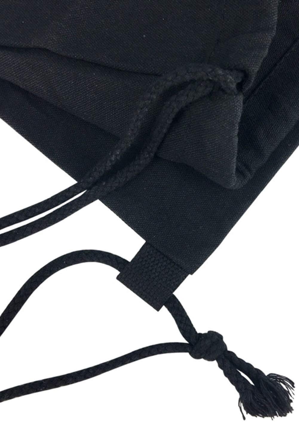 Roffatide Anime One Piece Rufy Cappello di Paglia Pirati Borsa con Coulisse Stampata Zaino Sportivo Borsa in Tela con Coulisse Borsa a Tracolla Nero