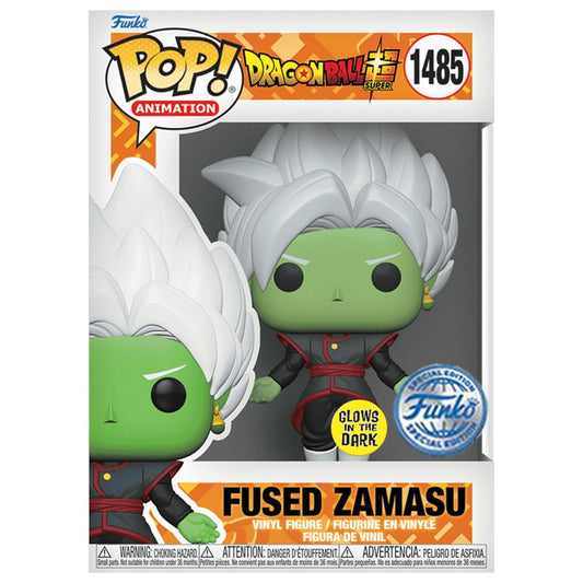 Funko Pop! Dragonball Super Fused Zamasu (si illumina al buio) Figura in vinile #1485 Special Edition Esclusivi Collezionismo, 74395