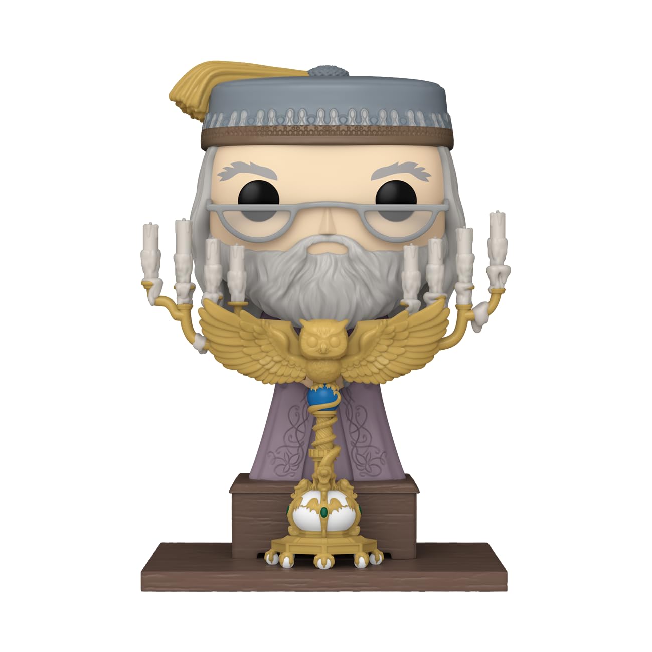 Funko POP! Deluxe: Harry Potter Prisoner Of Azkaban - Albus Dumbledore With Podium - Albus Silente - Figura in Vinile da Collezione - Idea Regalo - Merchandising Ufficiale - Movies Fans