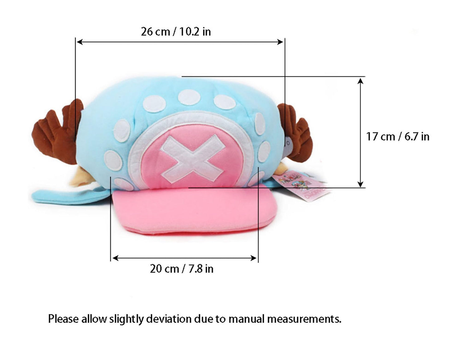 WANHONGYUE Anime One Piece Tony Tony Chopper Cosplay Cappello da Aviatore Cappello da Trapper Bomber Berretto Invernale 1