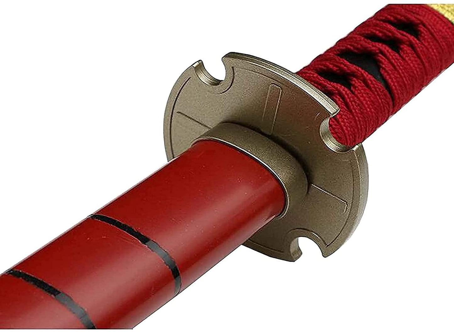 Musashi Katana Giapponese in Legno One Piece Zoro Sandai Kitetsu replica Cosplay Epee de Samurai Anime Sciabola di Legno