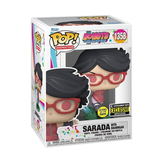 Funko Pop! Animazione: Boruto - Sarada con Sharingan (Glow in The Dark Exclusive)