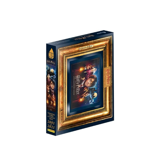 Harry Potter trading card anniversary box (2001-2021). Con 1 card XXL. Con 21 card tematiche