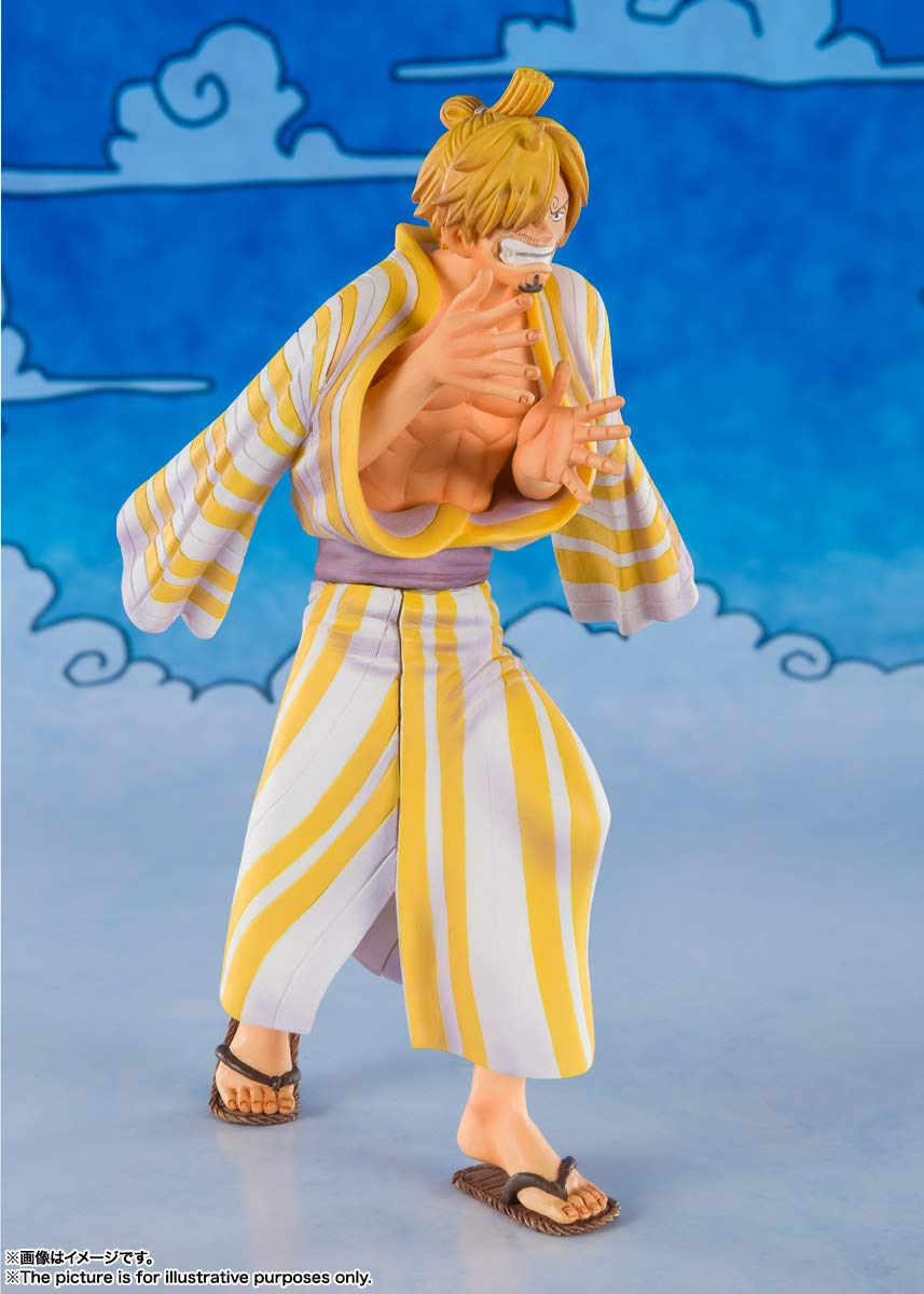 Bandai Tamashii Nations One Piece Figuarts, ZERO PVC Statua Sanji (Sangoro), Multicolore, 14 cm