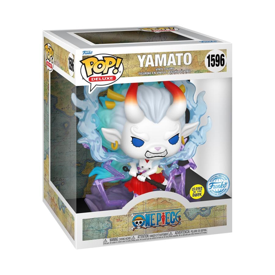 Funko Pop! ONE Piece: Yamato 15,2 cm Glow in The Dark #1596 [Esclusivo] Vinyl Figure