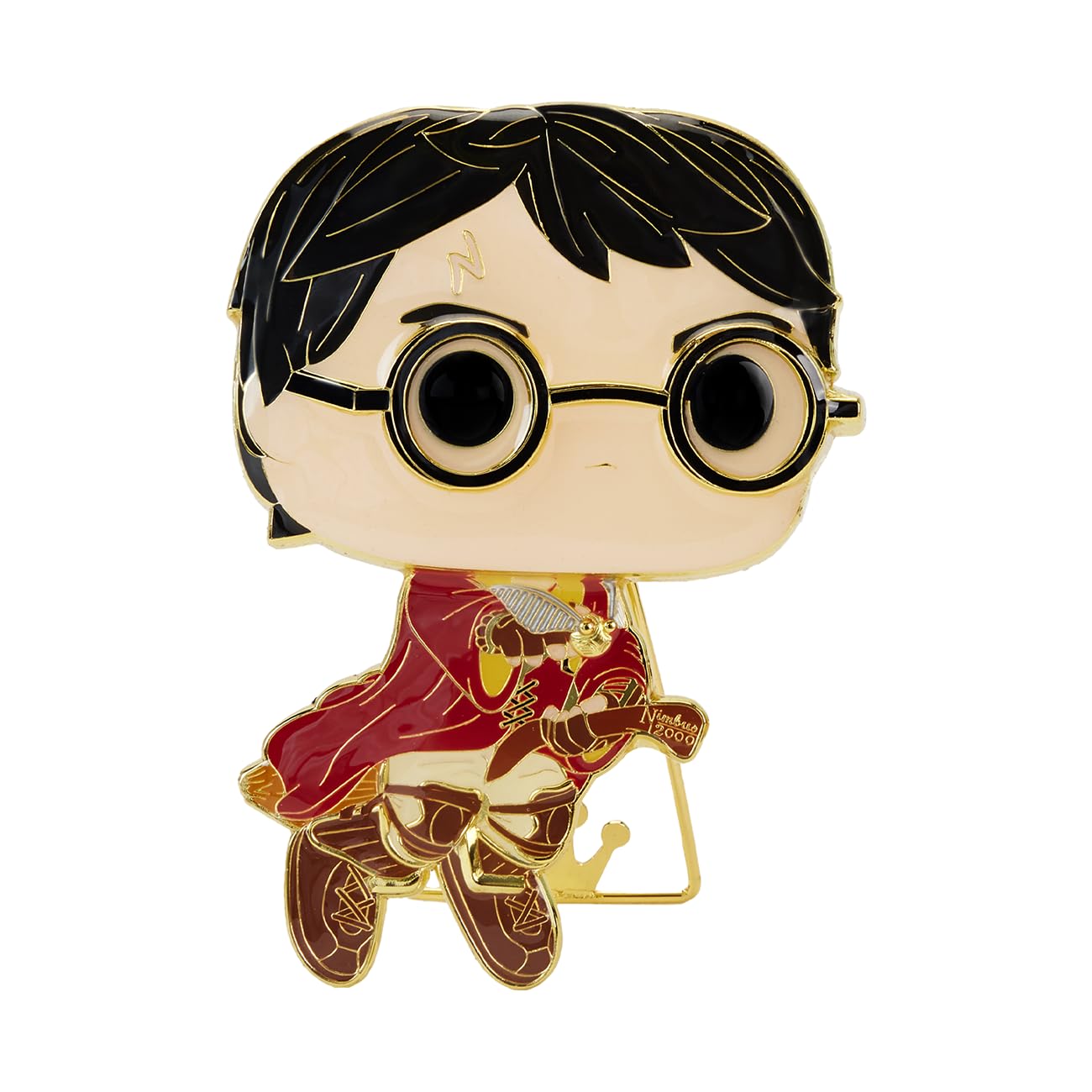 Funko Large Pop! Enamel Pin, Harry Potter POA 20th, Harry Potter On BroomSpille Smaltate, Spilla da Collezione Carina, per gli Zaini & Borse, Idea Regalo, Merchandising Ufficiale