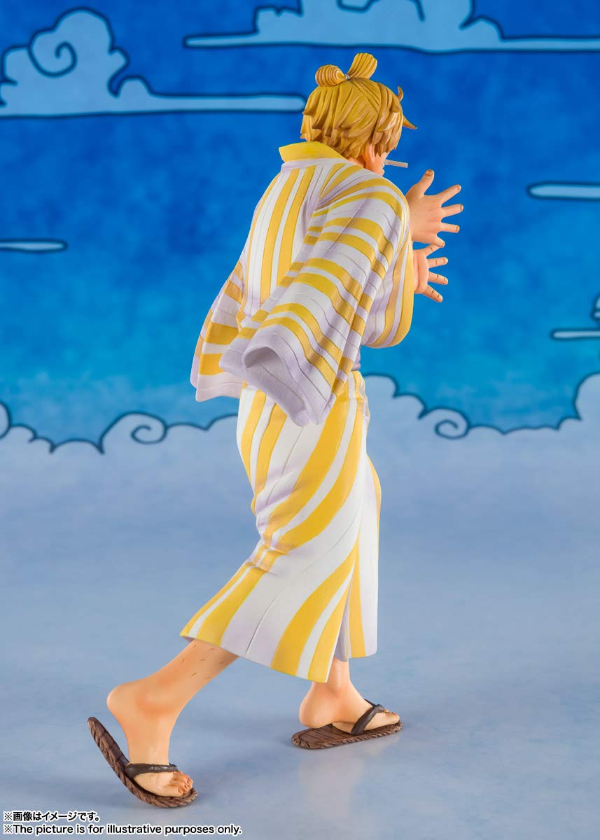 Bandai Tamashii Nations One Piece Figuarts, ZERO PVC Statua Sanji (Sangoro), Multicolore, 14 cm