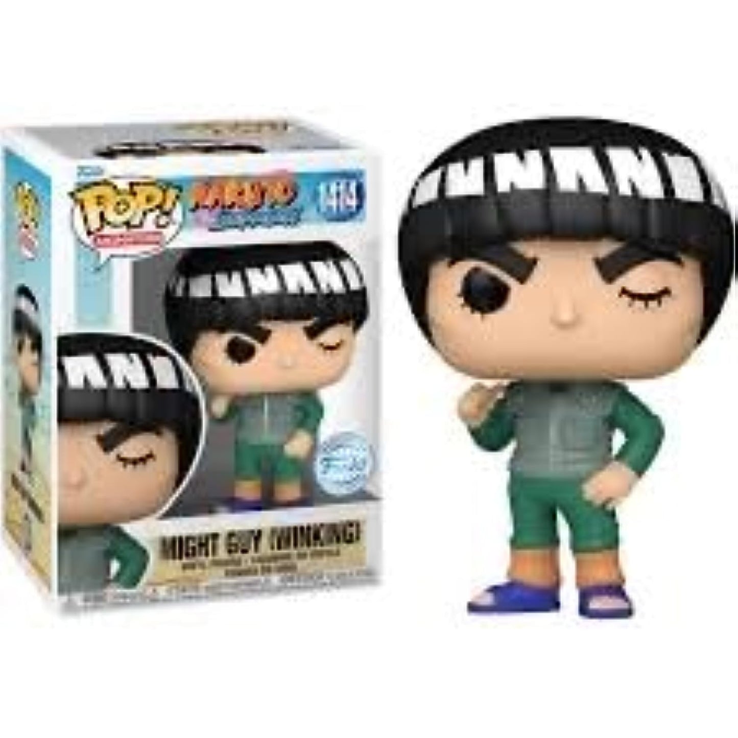 All Pop! Animazione: Naruto Might Guy Winking (Exc) - Statuetta in vinile da collezione - Idea regalo - Prodotto ufficiale - Giocattoli per bambini e adulti - Fan della televisione - Statuetta modello