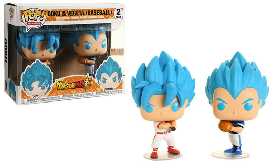 Funko Pop Animation: DBS– Goku & Vegeta (Baseball) 2PK (Exc)