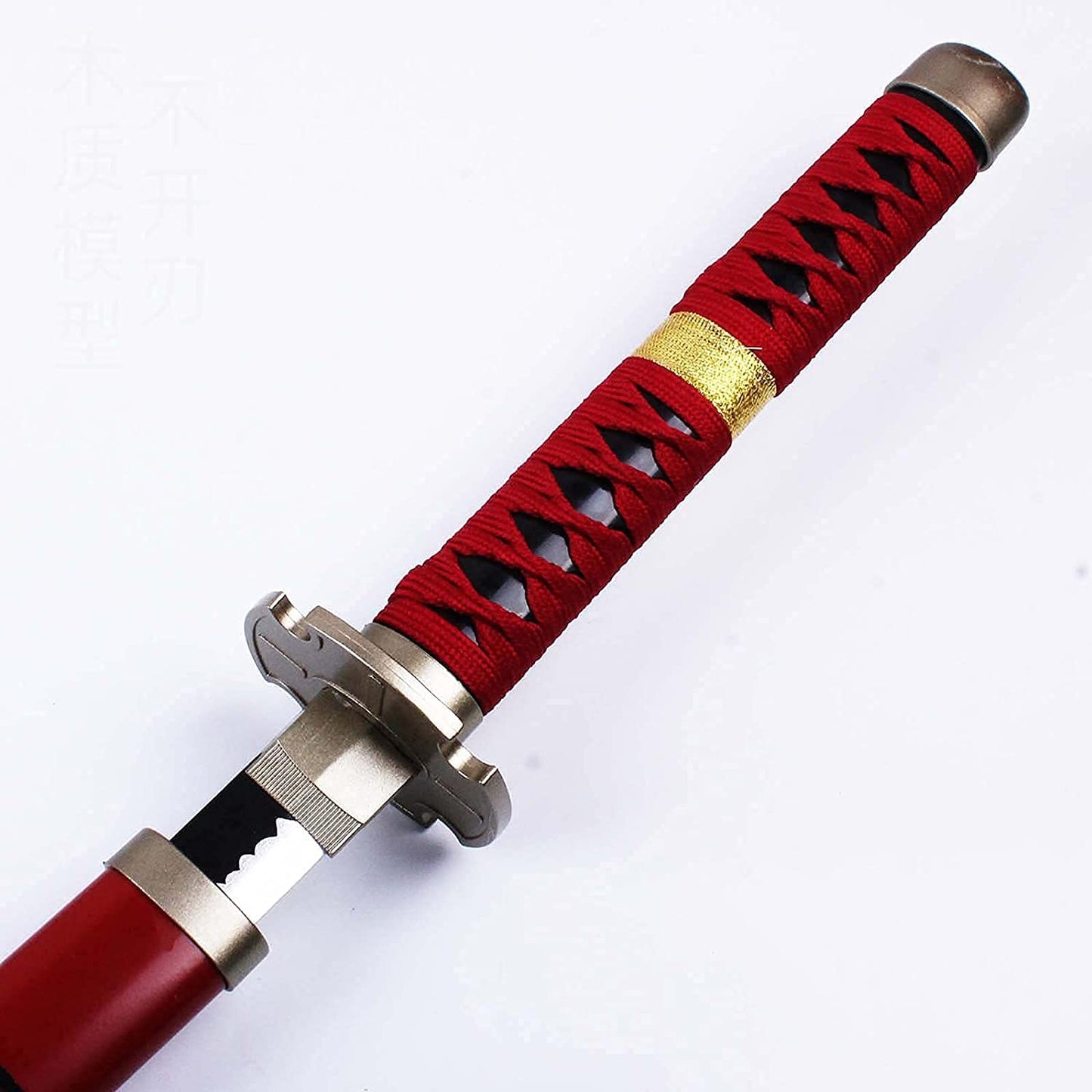 Musashi Katana Giapponese in Legno One Piece Zoro Sandai Kitetsu replica Cosplay Epee de Samurai Anime Sciabola di Legno