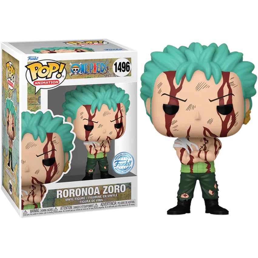Funko One Piece Pop! Animazione Roronoa Zoro Vinyl Figure Esclusiva