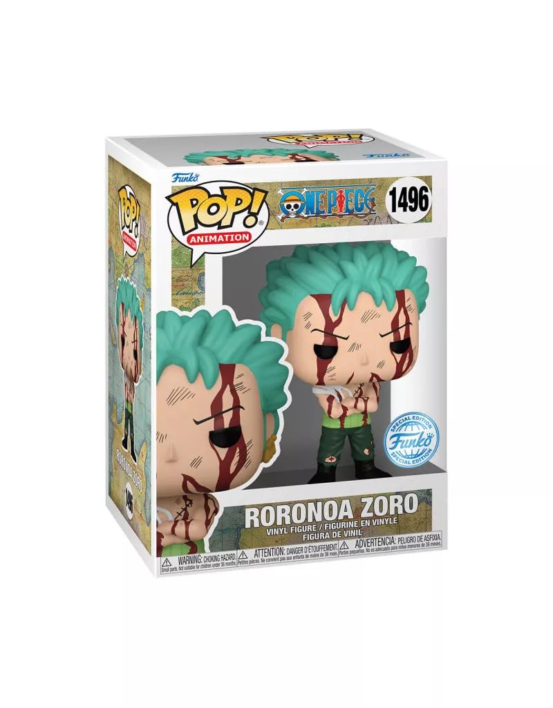 Funko One Piece Pop! Animazione Roronoa Zoro Vinyl Figure Esclusiva