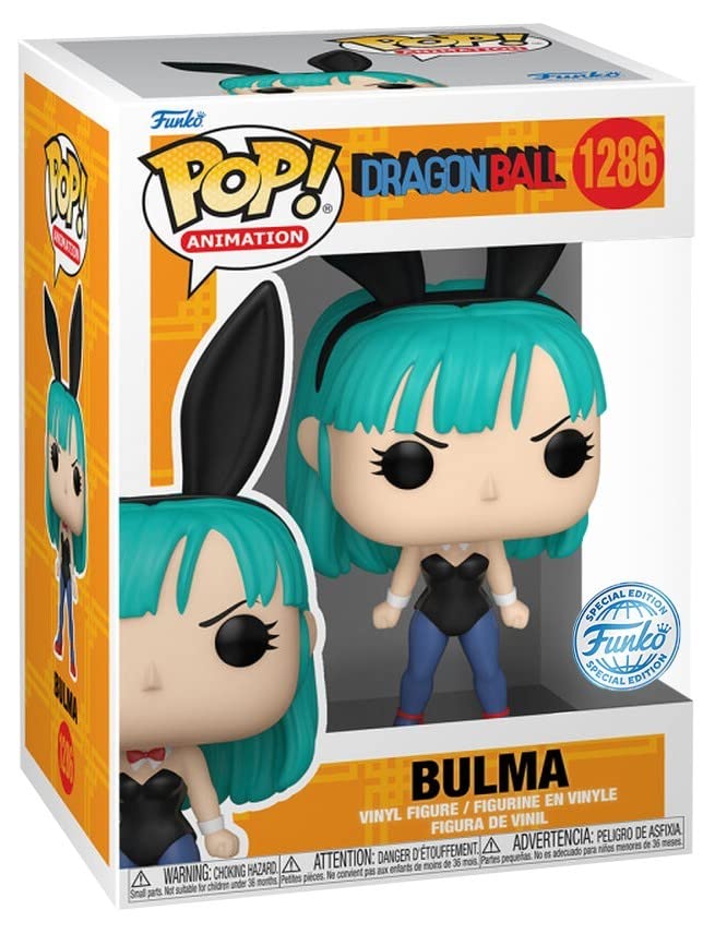 Funko Pop! Animation: DB - Bulma - (Bunny) - Dragon Ball - Figura in Vinile da Collezione - Idea Regalo - Merchandising Ufficiale - Giocattoli per Bambini e Adulti - Anime Fans