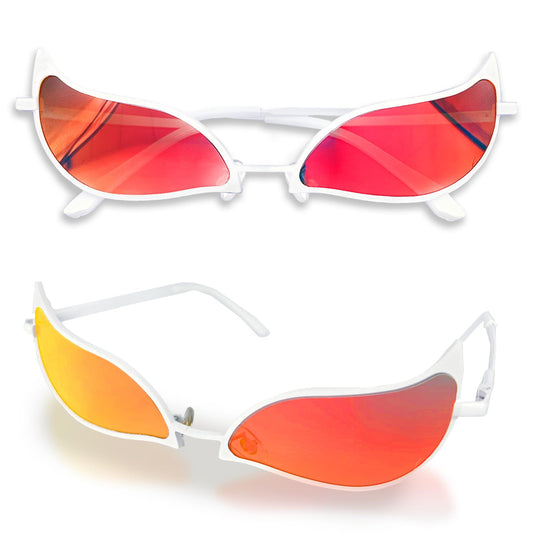 BJPERFMS Occhiali Doflamingo One Piece, Doflamingo Glasses, Anime Cosplay Occhiali da Sole, Occhiali Veloci, One Piece Gadget, per Party Festival Performance Halloween, Unisex