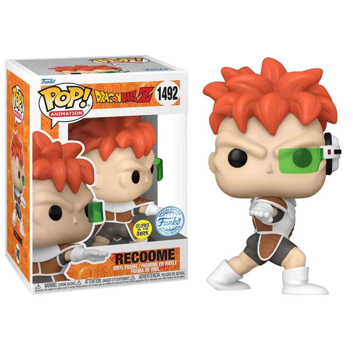 Funko Dragon Ball Z - Recoome (GITD) Vinyl Figurine 1492 Unisex Pop! standard PVC