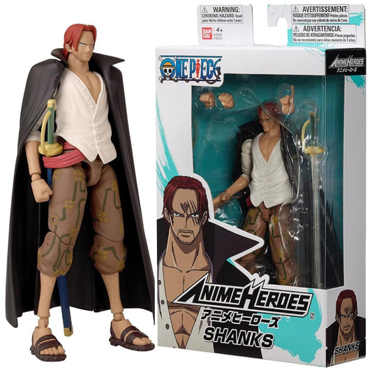 Bandai - Anime Heroes - One Piece - Figurine Shanks 17 cm - 36935