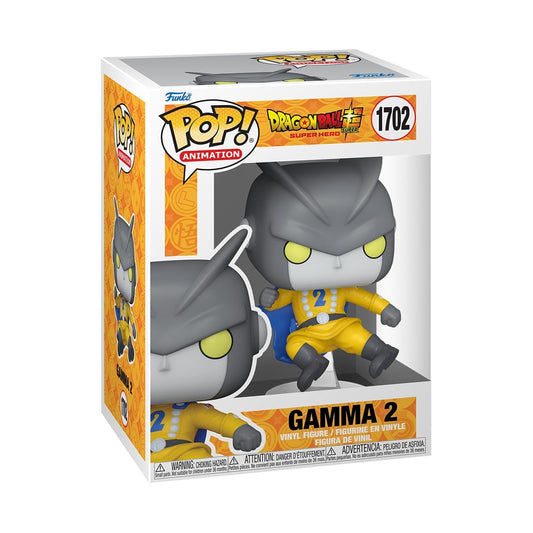 Funko Pop! Animation: DBSSH - Gamma 2 - Dragon Ball Super Super Hero - Figura in Vinile da Collezione - Idea Regalo - Merchandising Ufficiale - Giocattoli per Bambini e Adulti - Anime Fans