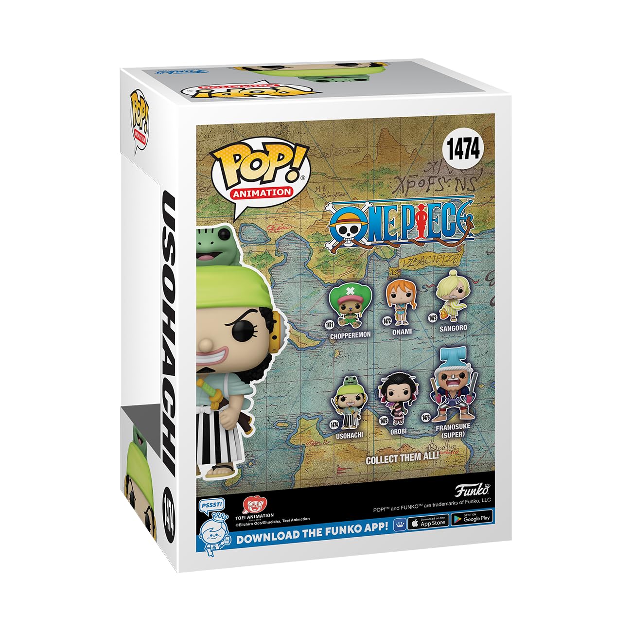 Funko Pop! Animation: One Piece - Usopp - Usohachi - (Wano)- Figura in Vinile da Collezione - Idea Regalo - Merchandising Ufficiale - Giocattoli per Bambini e Adulti - Anime Fans