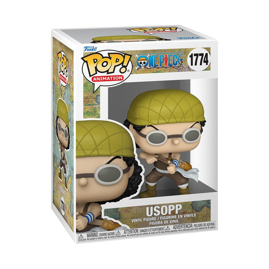 Funko Pop! Animation: OP - (Refresh) - Usopp - One Piece - Figura in Vinile da Collezione - Idea Regalo - Merchandising Ufficiale - Giocattoli per Bambini e Adulti - Anime Fans