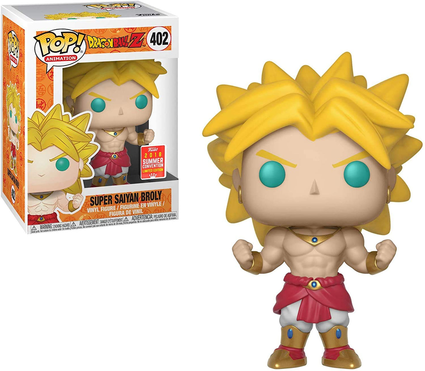 Funko POP! Animazione: Dragonball Z #402 - Super Saiyan Broly (edizione limitata della Convenzione estiva 2018)