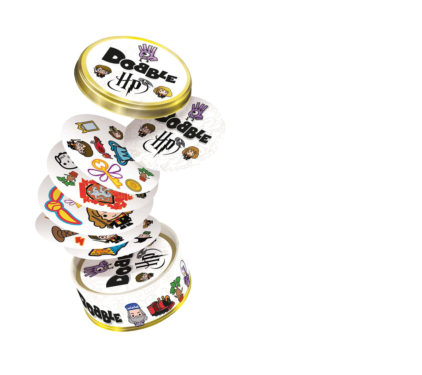 Asmodee - Dobble: Harry Potter - Gioco da Tavolo per Tutta la Famiglia, 5 Party Game per 2-8 Giocatori, 6+ Anni, Edizione in Italiano