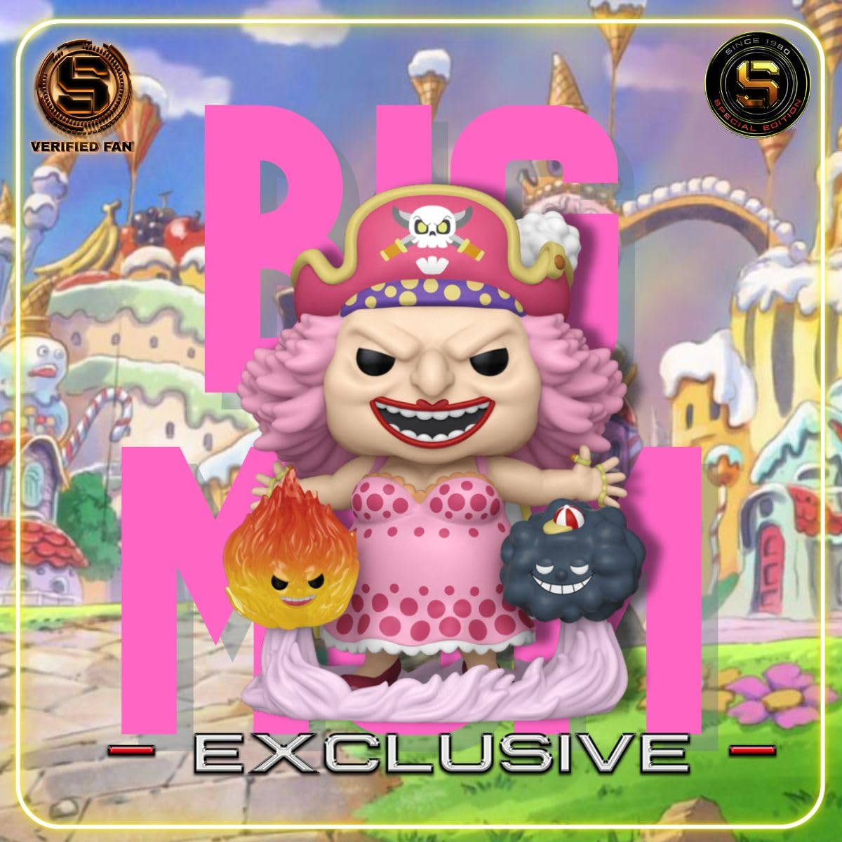 one piece - pop funko super vinyl figure 1272 big mom w/powers 15cm ga excl