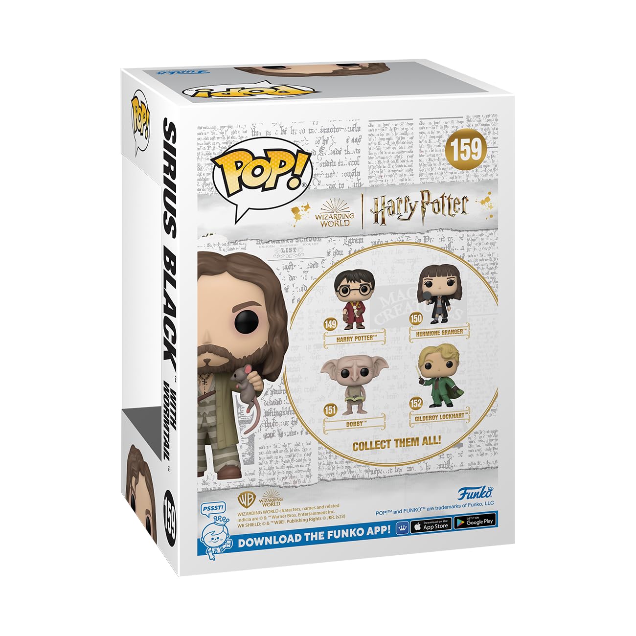 Funko Harry Potter: Prigioniero di Azkaban - Sirius Black con coda di verme (esclusiva BoxLunch), 76708