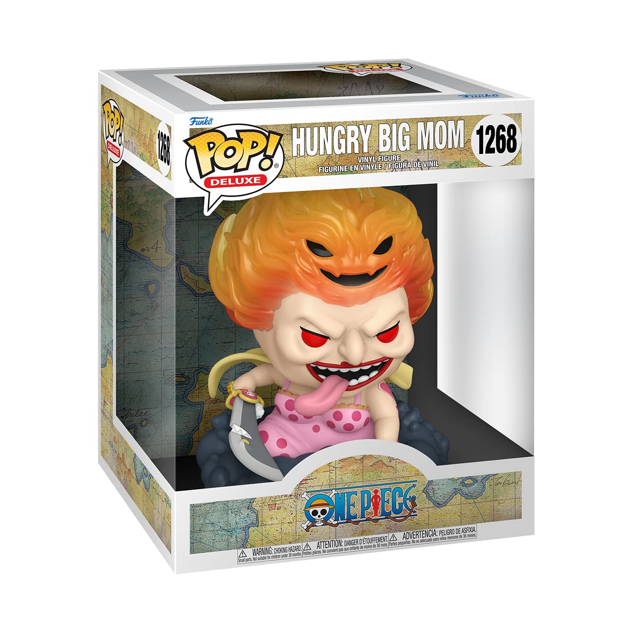 Funko Pop! Deluxe: One Piece - Hungry Big Mom- Figura in Vinile da Collezione - Idea Regalo - Merchandising Ufficiale - Giocattoli per Bambini e Adulti - Anime Fans