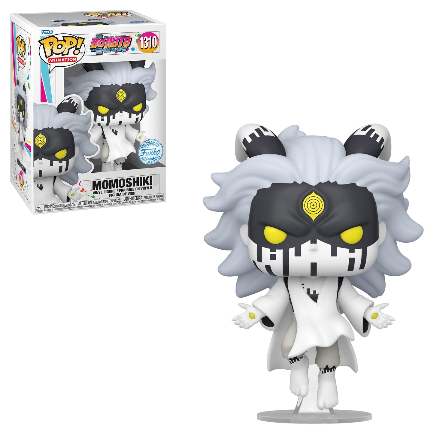 Funko Boruto: Naruto Next Generations Pop! Animation Vinyl - Statuetta Momoshiki Otsutsuki, 9 cm