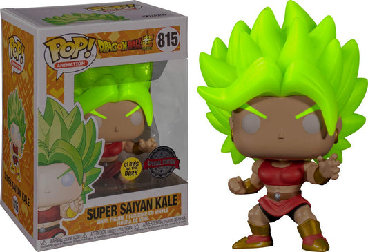 POP Funko Dragon Ball Super 815- Super Saiyan Kale Glow in The Dark Special Edition