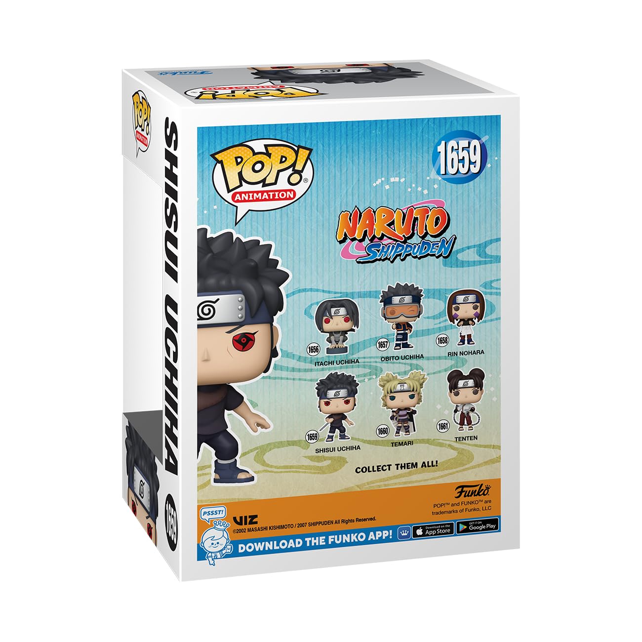 Funko Pop! Animation: Naruto - Shisui Uchiha - Naruto Shippuden - Figura in Vinile da Collezione - Idea Regalo - Merchandising Ufficiale - Giocattoli per Bambini e Adulti - Anime Fans