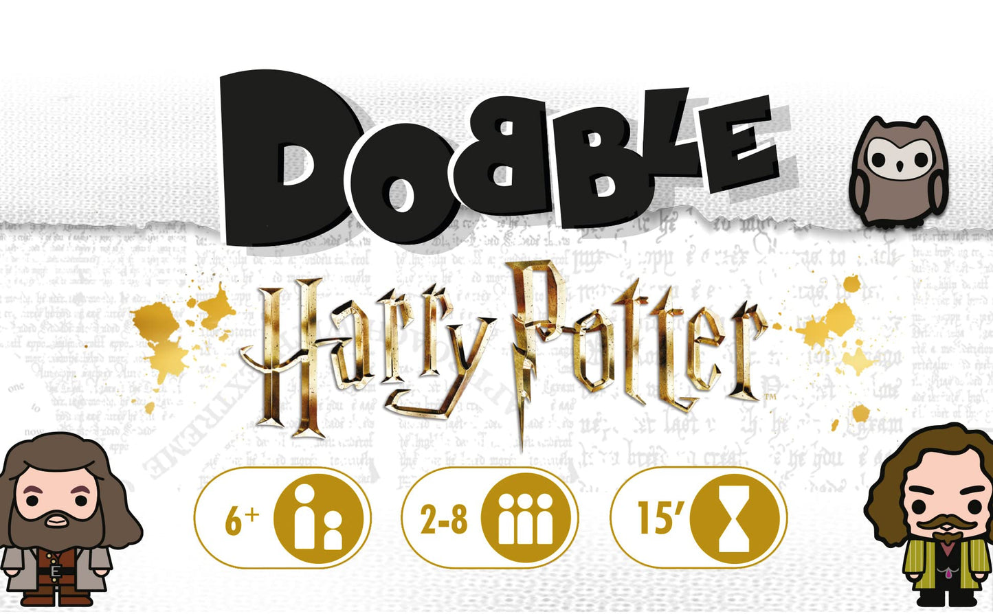 Asmodee - Dobble: Harry Potter - Gioco da Tavolo per Tutta la Famiglia, 5 Party Game per 2-8 Giocatori, 6+ Anni, Edizione in Italiano